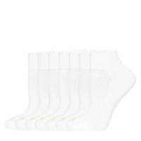 Women's Quarter 6 - Pack Socks WHITE view