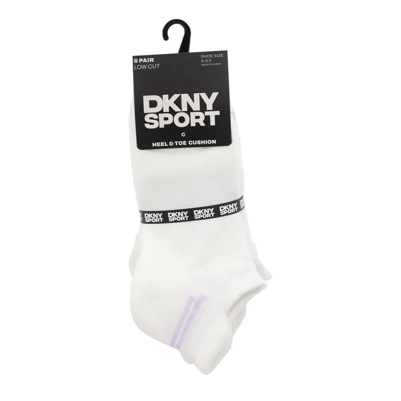 DKNY Women's 6-Pack Low Cut Sock