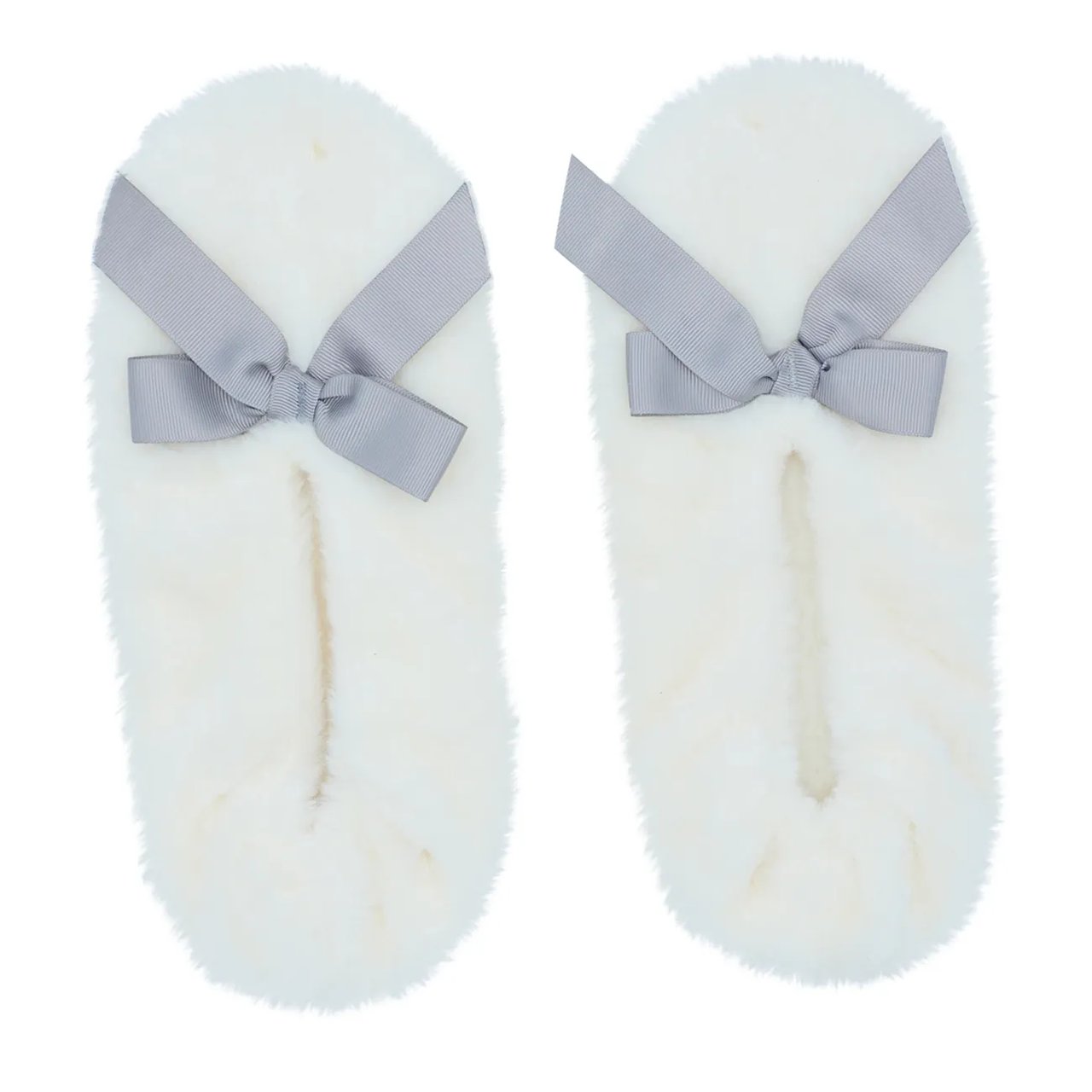 Women's Faux Fur Bow Slipper