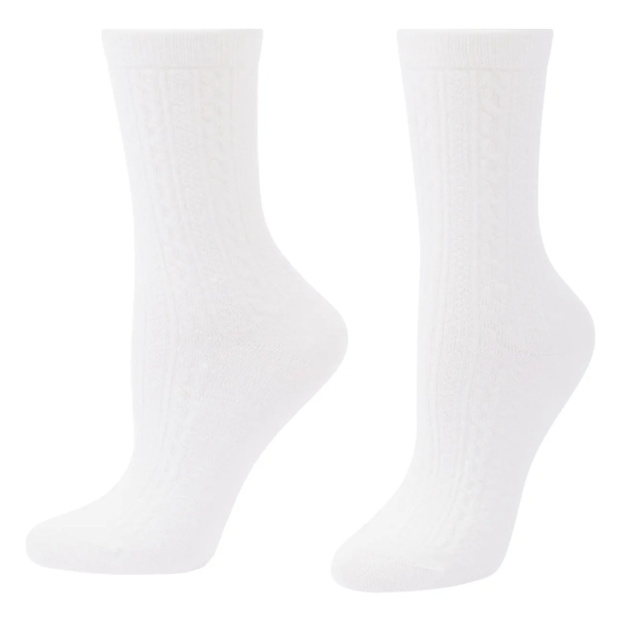 Women's Cable Crew Socks