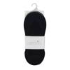 Womens' Low Rise Laser Liner 5 Pack Socks BLACK view