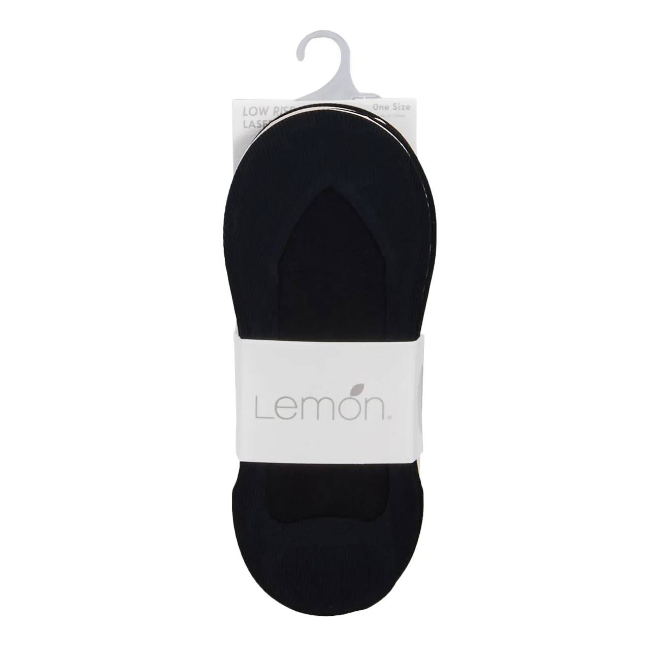 Lemon Womens' Low Rise Laser Liner 5 Pack Socks