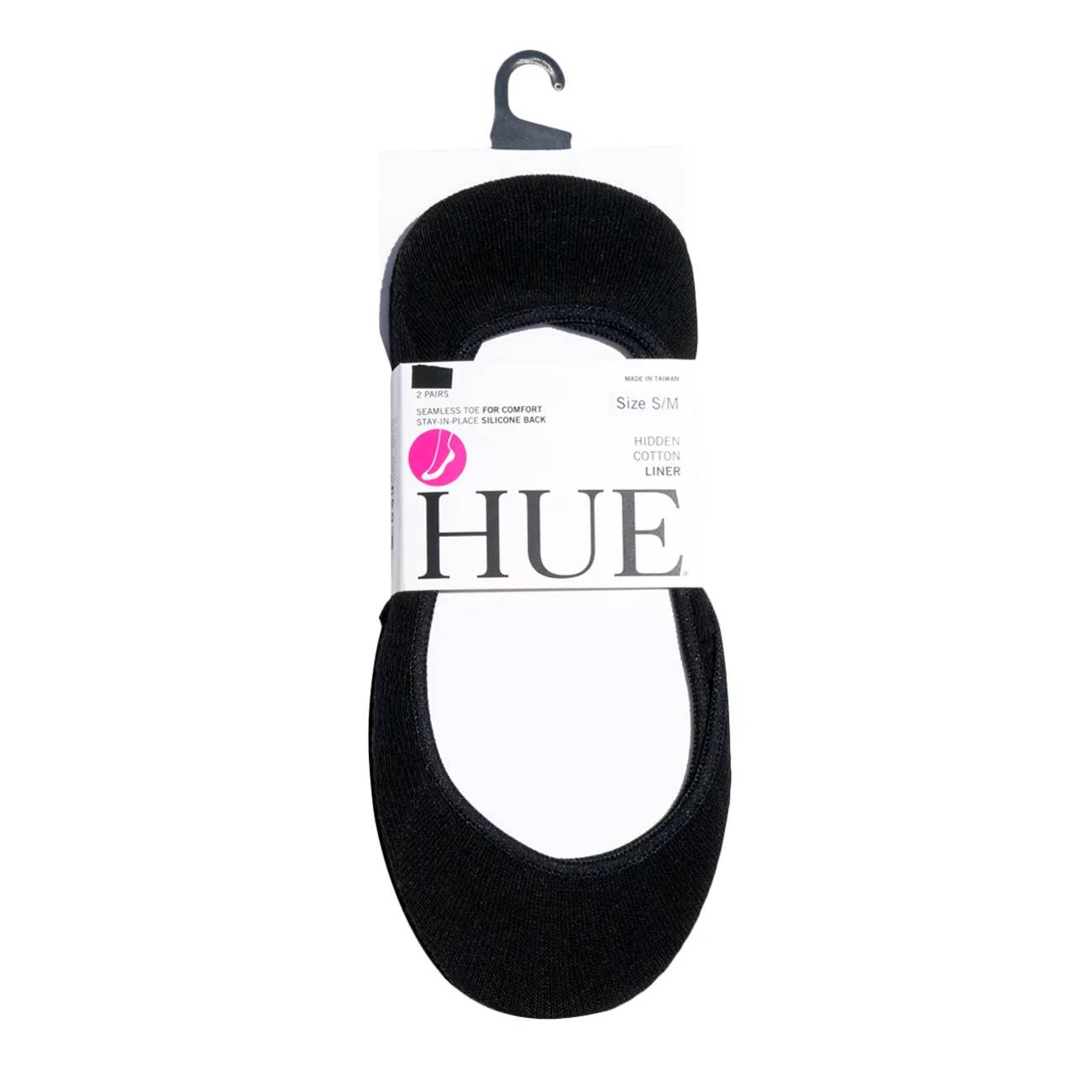 Hue Women's Hidden Cotton Liners-2 Pack