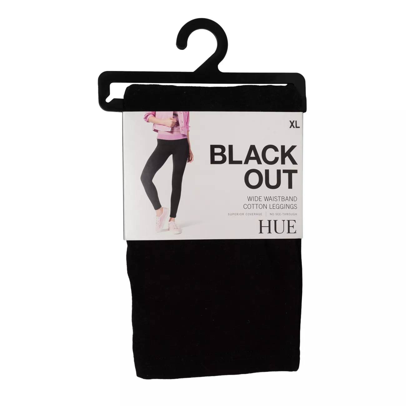 Hue Wide Waistband Blackout Leggings