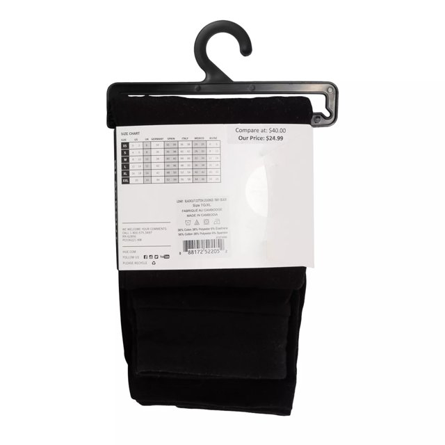 Wide Waistband Blackout Leggings