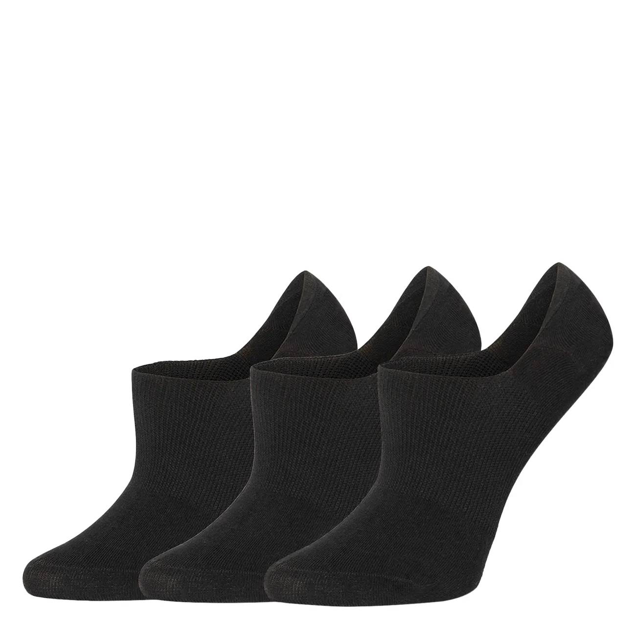 Hue Women's Cotton No Show Arch Hug Sock- 3  Pack