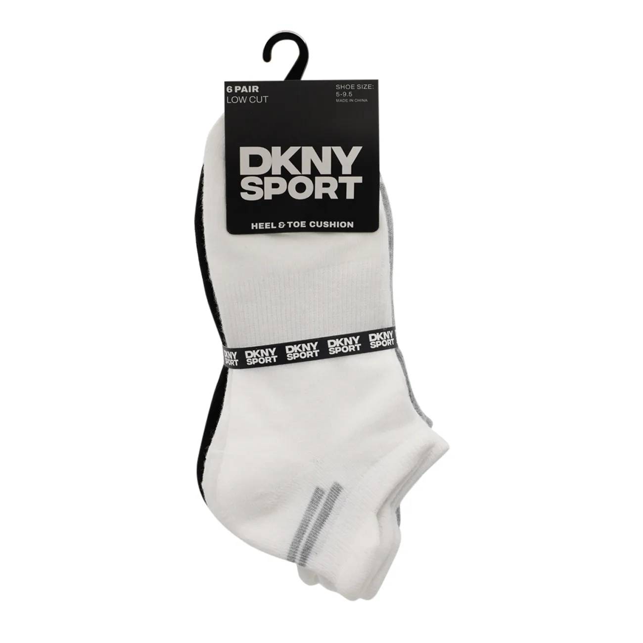 DKNY Women's 6-Pack Low Cut Sock