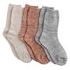 Women's 3-Pack Soft Cabin Crew Socks TAUPE view