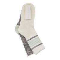 Women's Cozy Crew Socks BROWN view