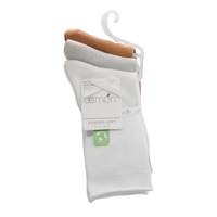 Women's 3 Pack Crew Socks LIGHT TAUPE view