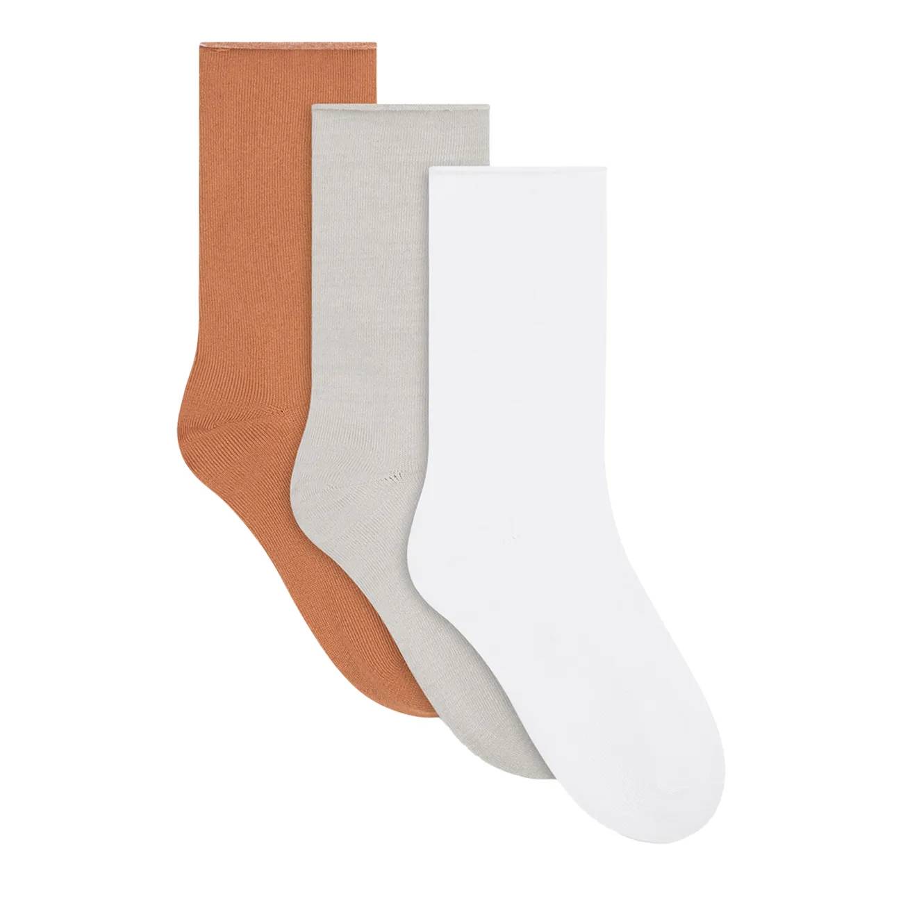 Lemon Women's 3 Pack Crew Socks