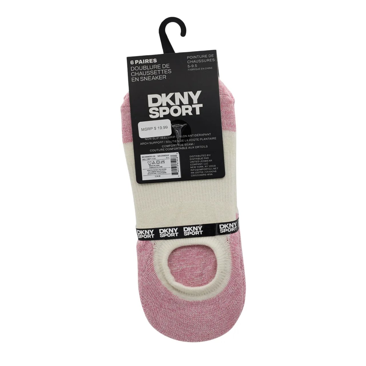 Women's 6 Pack Liner Socks