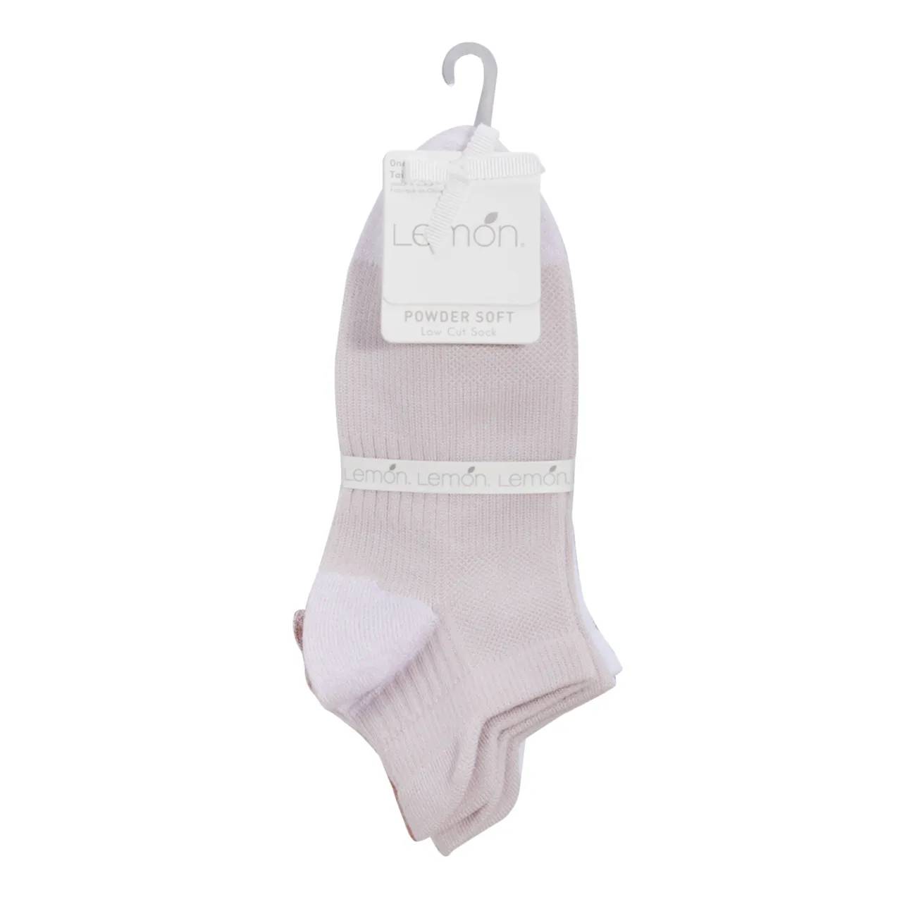 Lemon Women's Lemon 3-Pack Performance Low Cut Socks