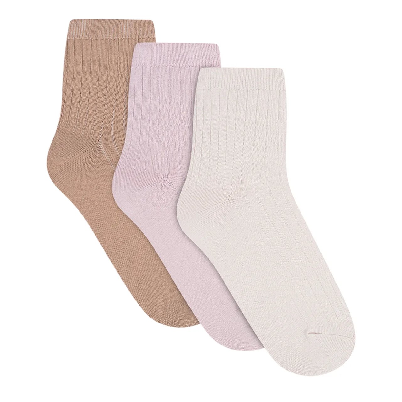 Women's Powder Rib Crew Sock 3-Pack