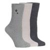 3pk Cozy Crew Buff Socks SAIL view