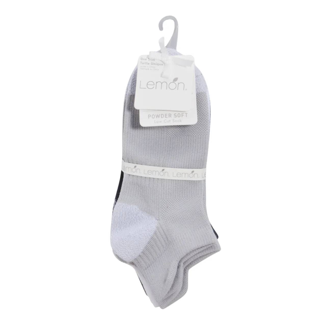Lemon Women's Lemon 3-Pack Performance Low Cut Socks