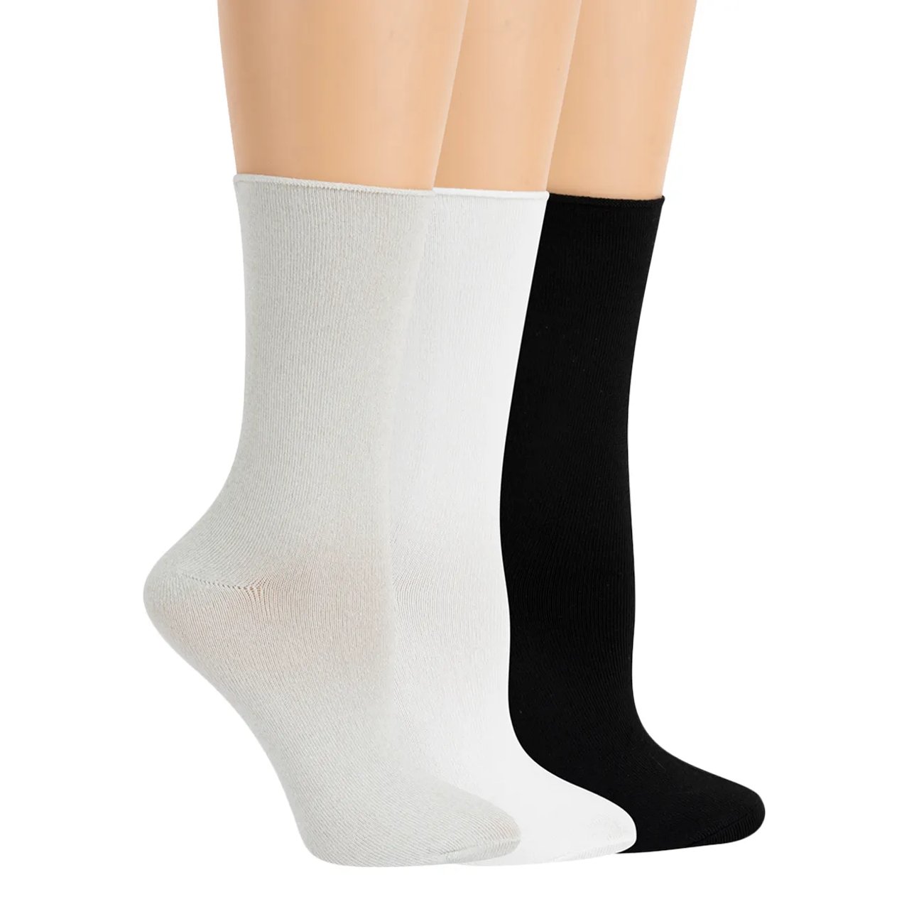 Women's 3 Pack Crew Socks