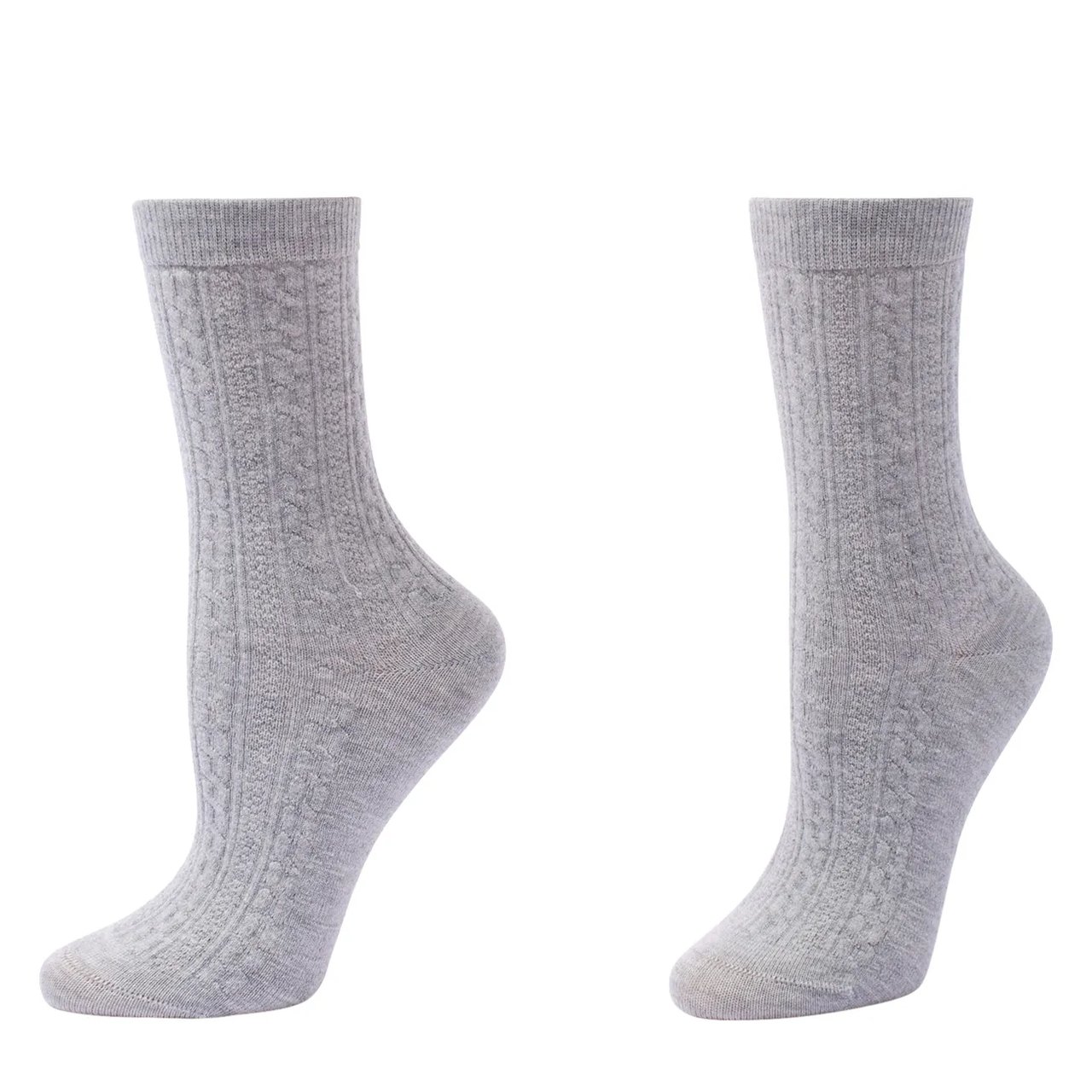 Women's Cable Crew Socks