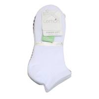 Women's Full Terry Powder Cushion Quarter 3 Pack GREY/WHITE view