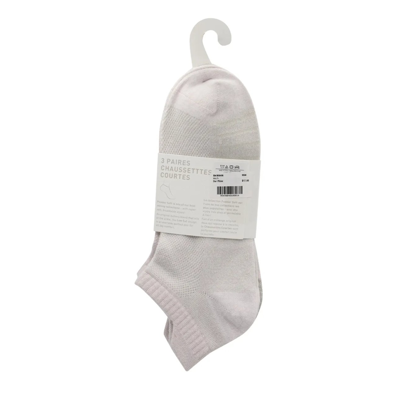 Women's 3-Pack Stratus Powder Ankle Socks