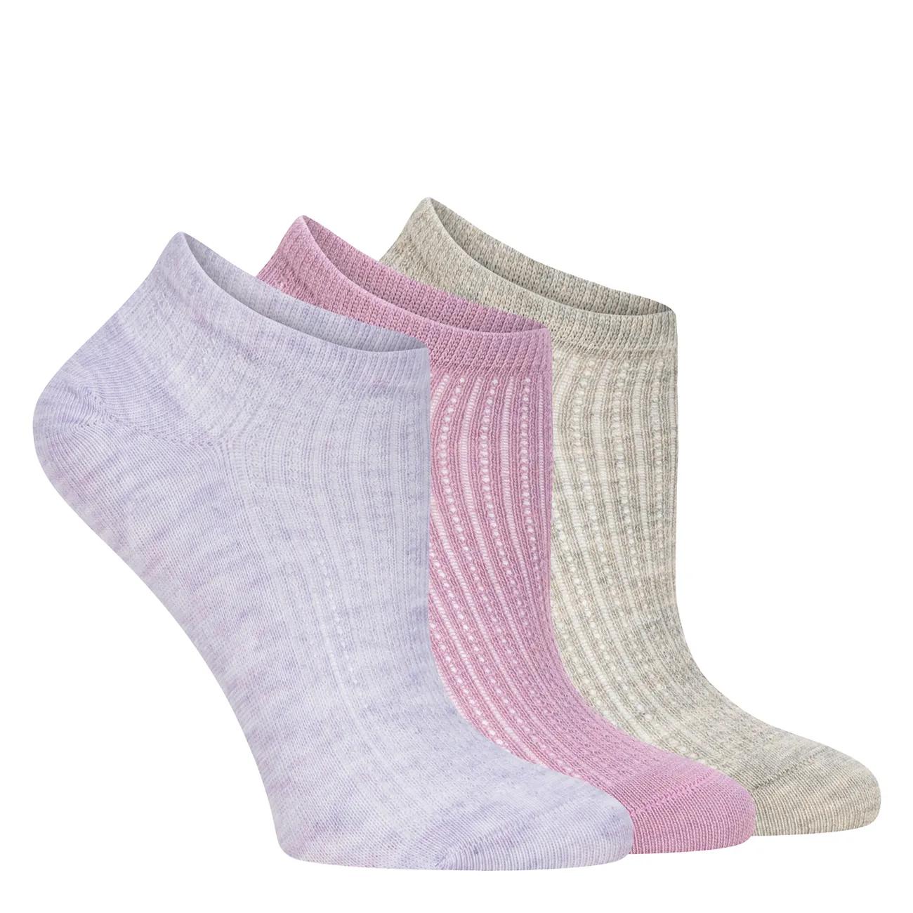 Women's 3 Pack Open Work Low Cut Socks