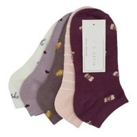 Women's Fall Treats Noshow 5-Pack Socks ASSORTED view