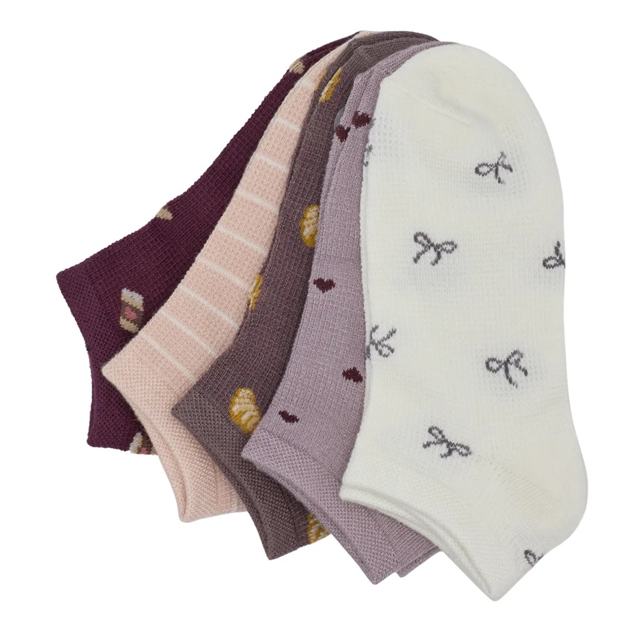 Women's Fall Treats Noshow 5-Pack Socks