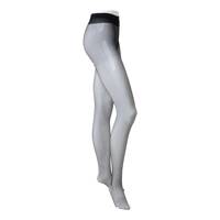 Women's 20 Denier Run-Resistant All-Sheer-To-Waist Pantyhose with Sandalfoot BLACK view