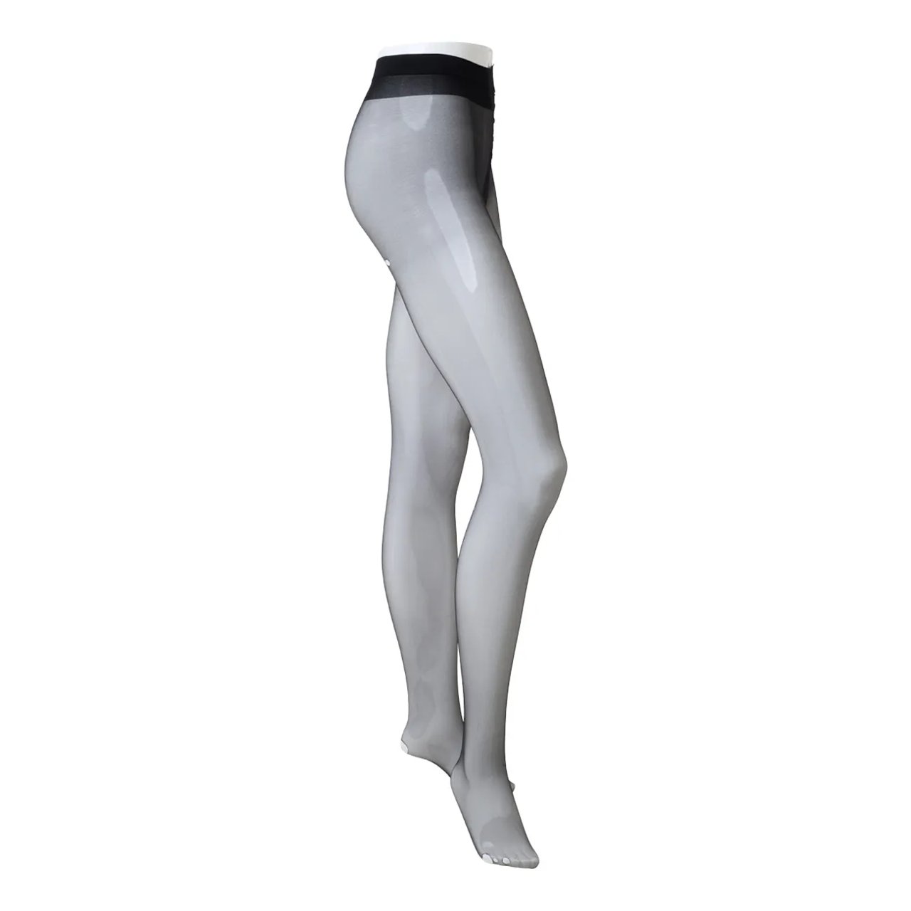 Women's 20 Denier Run-Resistant All-Sheer-To-Waist Pantyhose with Sandalfoot