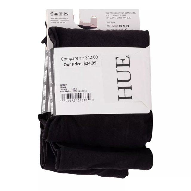 Women's Opaque Control Top Tights 2 Pack