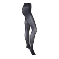 Women's 40 Denier No Pinch Wasitband Semi-Opaque Tight (B) BLACK/BLACK view