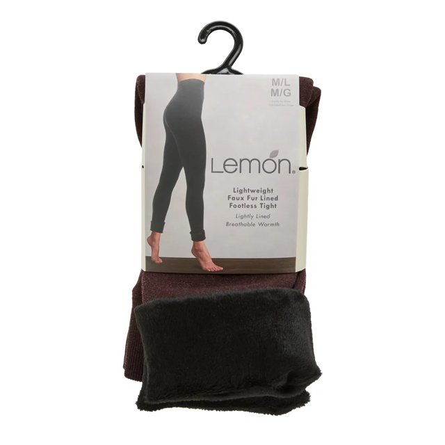 Women's 1PK Lightweight Faux Fur Lined Leggings