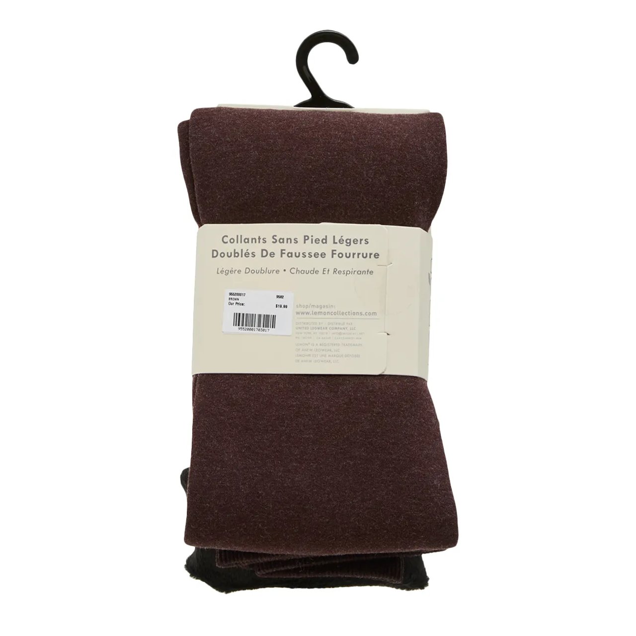 Women's 1PK Lightweight Faux Fur Lined Leggings