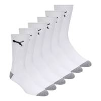 Men's 6-Pack CoolMax Crew Socks White view