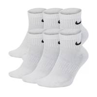 Men's 3-pack Everyday Cushioned Training Ankle Socks WHITE/BLACK view
