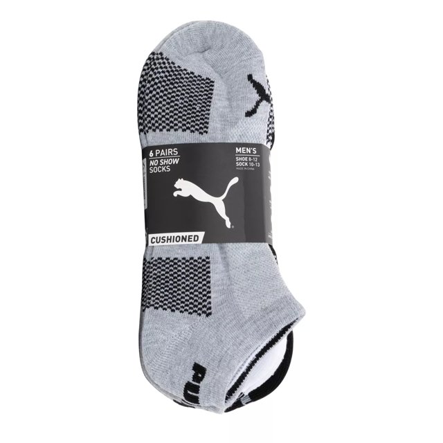 Men's 6-Pack No Show Socks