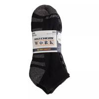 Men's 6-Pack Extended Crew Socks Black view