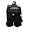 Men's Training 6PK No Show Socks BLACK view