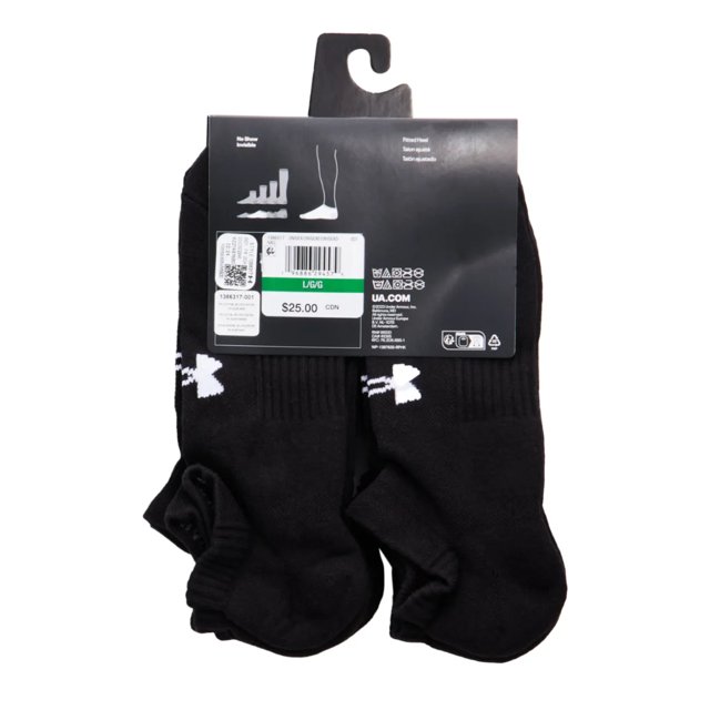 Men's Training 6PK No Show Socks