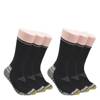 Men’s 6-Pack Half Cushion Crew Sock BLACK view