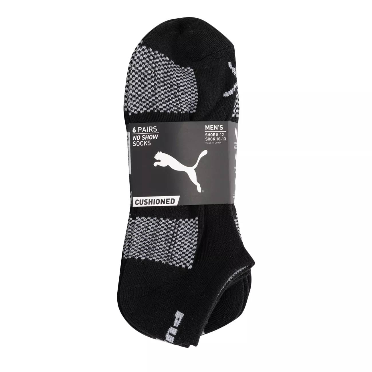 PUMA Men's 6-pk No Show Socks