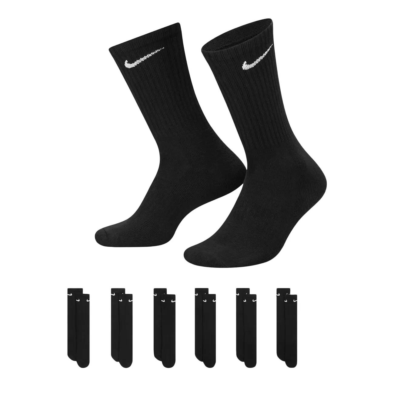 Nike Men's 6 Pack Everyday Cushion Crew Socks