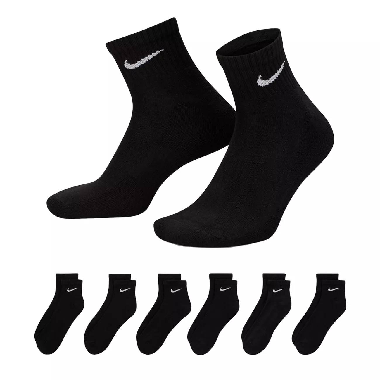 Nike Men's 6-pack Everyday Cushioned Training Ankle Socks
