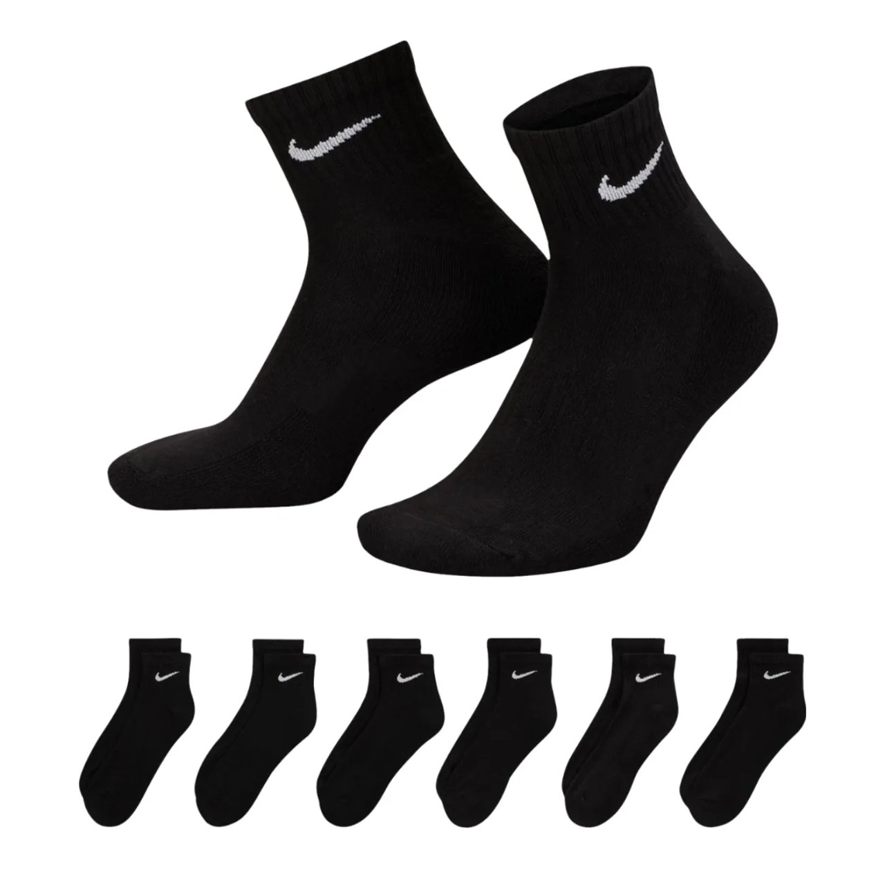 Men's 6-Pack Everyday Cushion No Show Socks