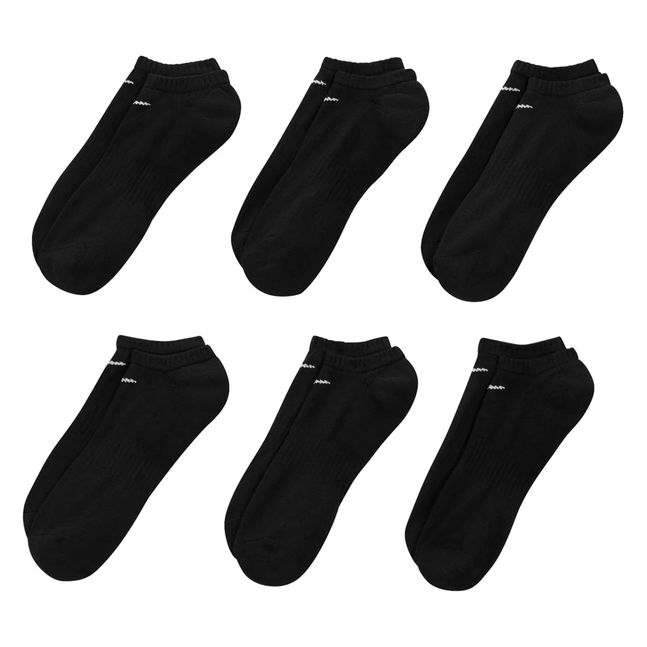 Men's 6-Pack Everyday Cushion No Show Socks