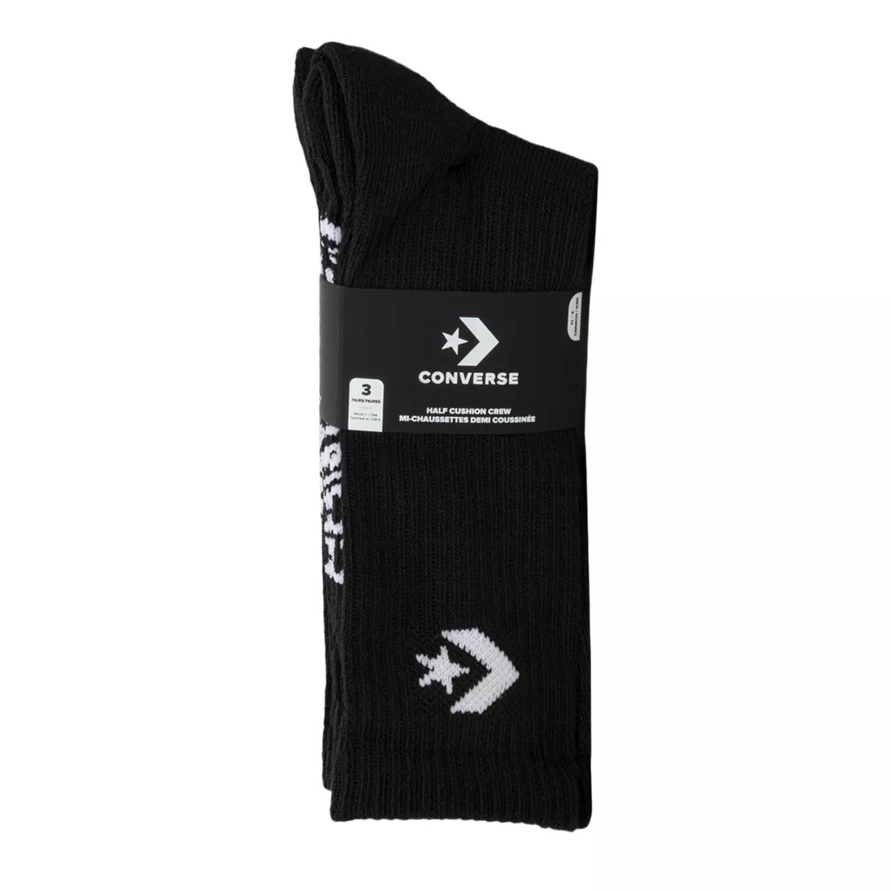 Converse Men's 3-Pack Crew Socks