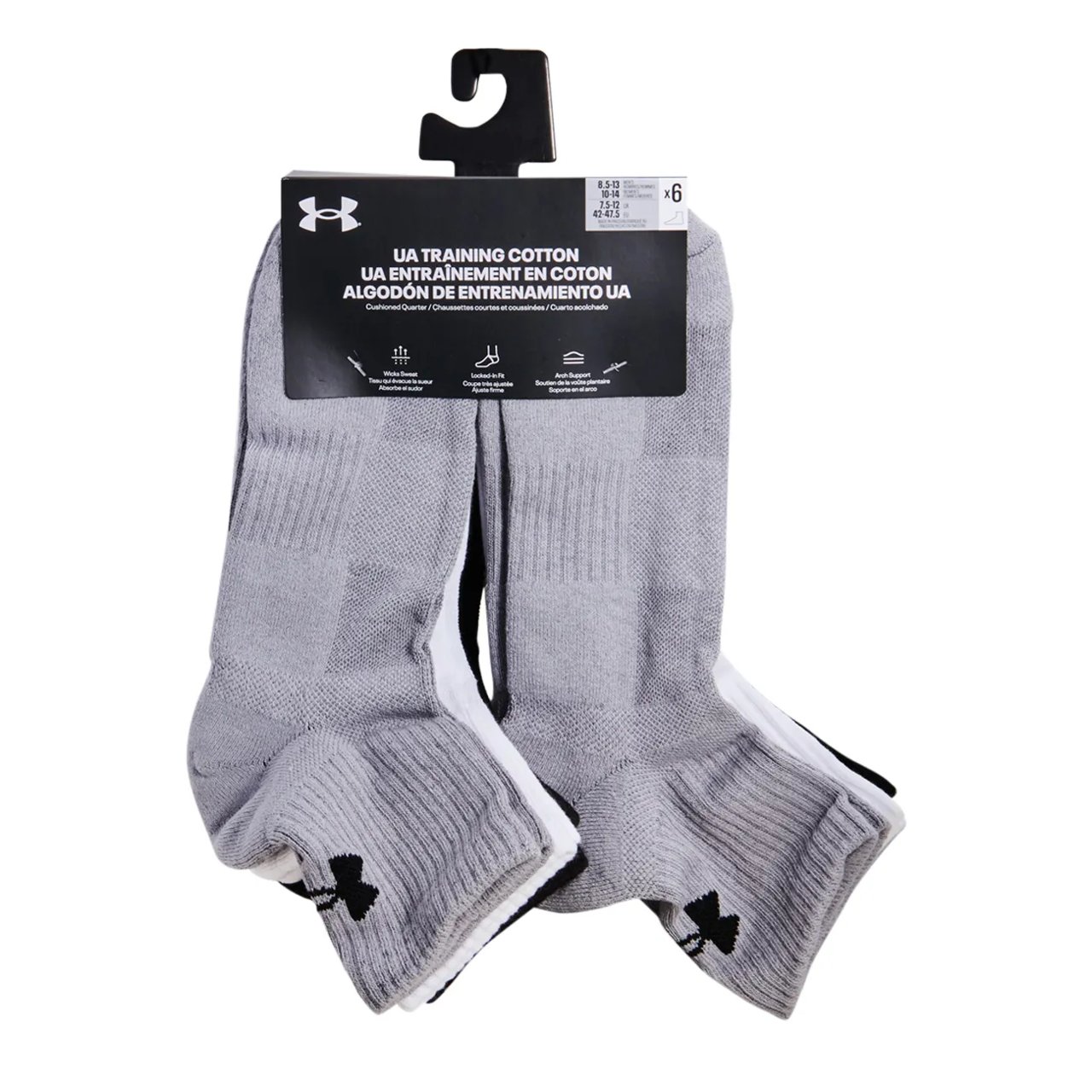 Under Armour Training Cotton 6pk Quarter
