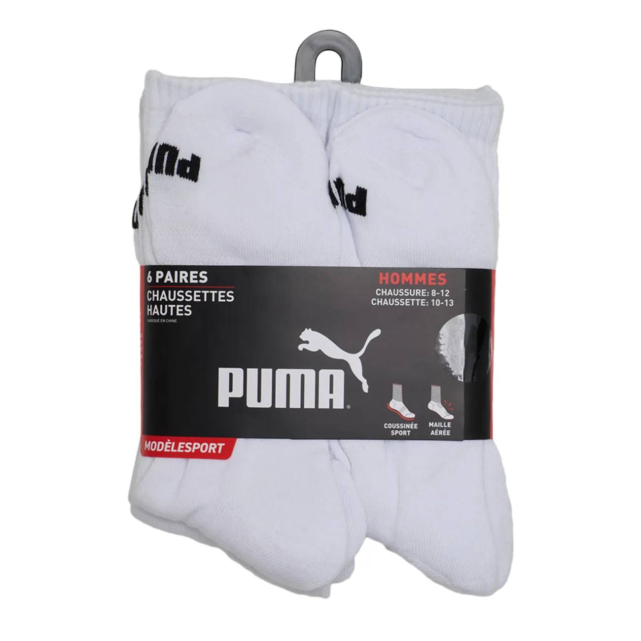 PUMA Men's 6-Pack Crew Socks
