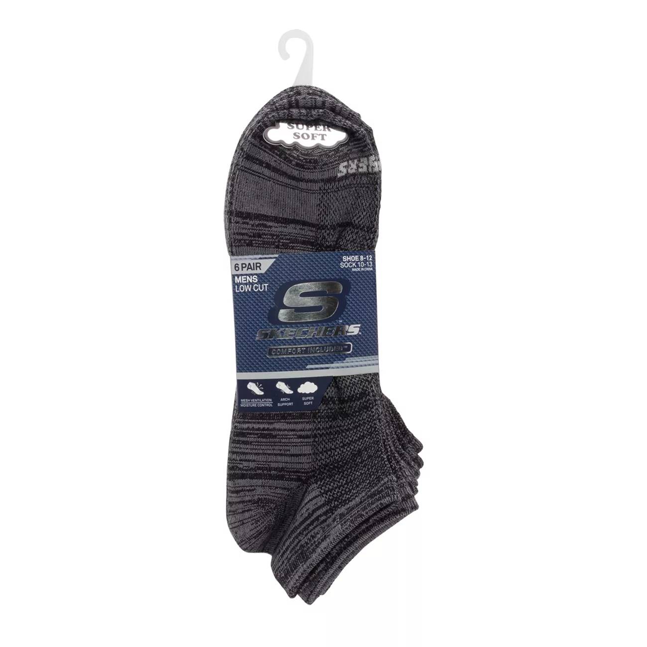 Skechers Men's 6-Pack Low Cut Socks