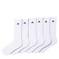 Men's 6-Pack Athletic Cushioned Crew Socks White/Black view